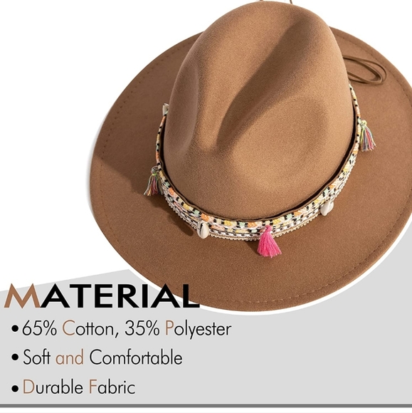 Boho hat - Picture 2 of 5